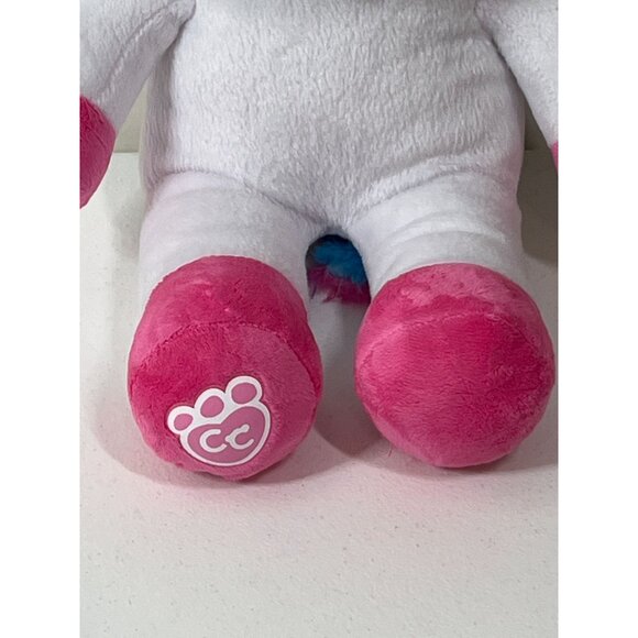 Build-A-Bear Unicorn Plush White with Rainbow Mane & Tail 16” - Picture 3 of 14